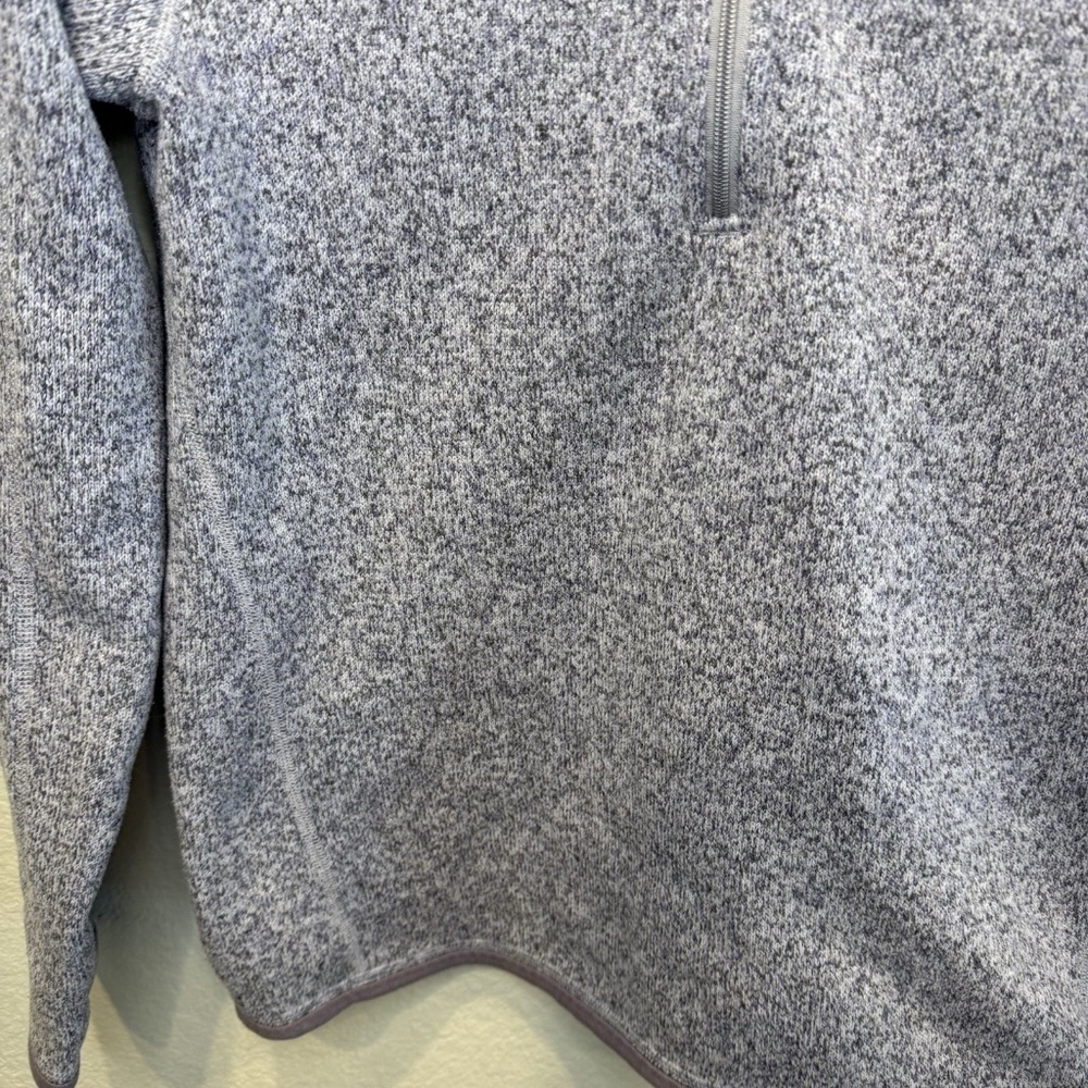 Women's Patagonia Better Sweater Zip Knit/ Fleece Pullover Sz M Purple - Picture 4 of 8